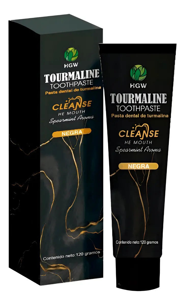 PASTA DE DIENTES DE MENTA CON TURMALINA NEGRA